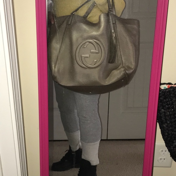 Authentic Large Gucci Leather Soho Bag - Picture 7 of 7